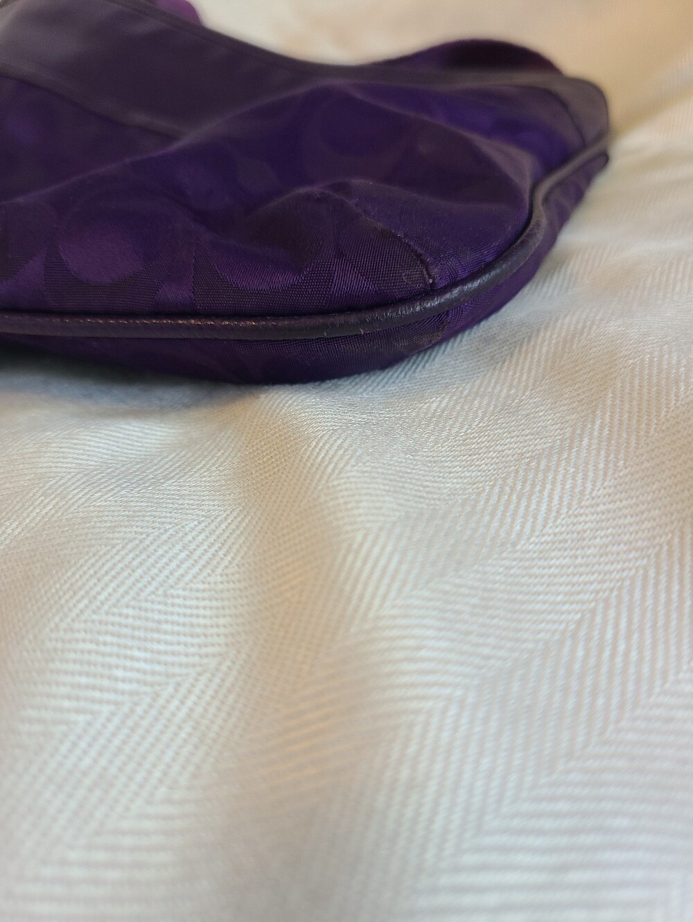 Coach Signature Nylon Spencer Crossbody Bag - Picture 8 of 11